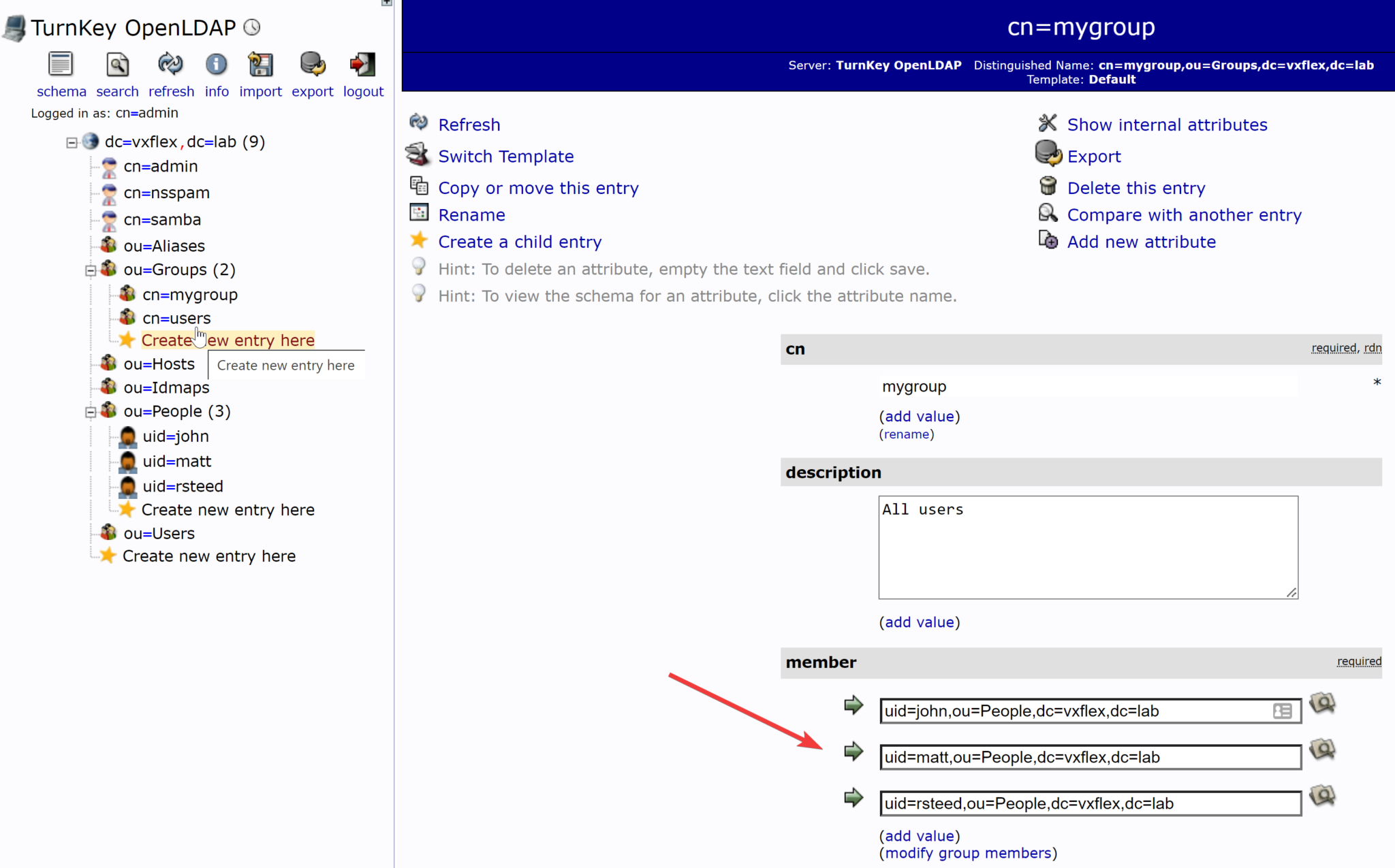 Open LDAP integration PowerFlex Me